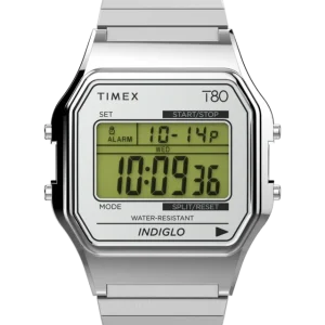 Reloj Timex 80 34mm Stainless Steel Expansion Band Watch TW2W68200