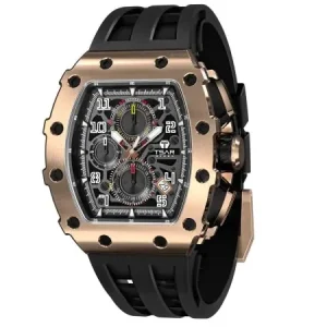 Reloj Tsar Bomba TB8204Q-07  Hombre Elementar Cronógrafo 44mm 5ATM